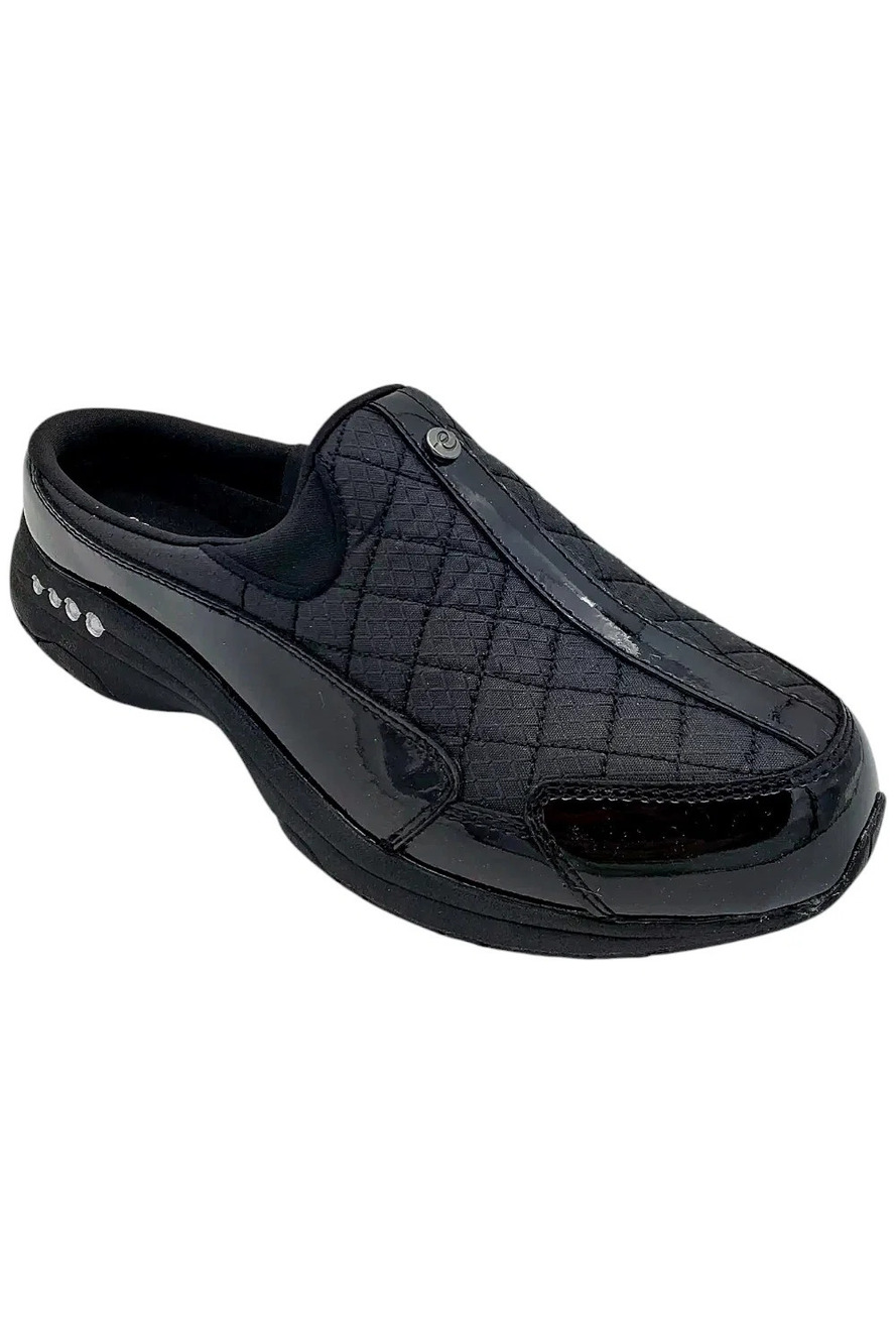 Easy Spirit Women's Traveltime Slip-On Mules Black - Wide
